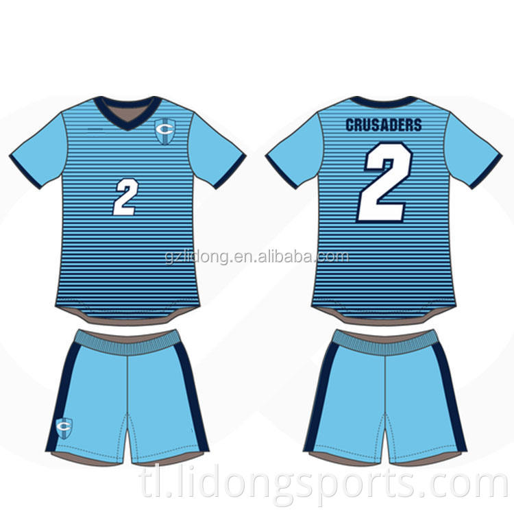 Pasadyang Sublimated Soccer Shirt, Buong Dye Sublimation Football Shirt na Ginawa sa Thailand Soccer Jerseys